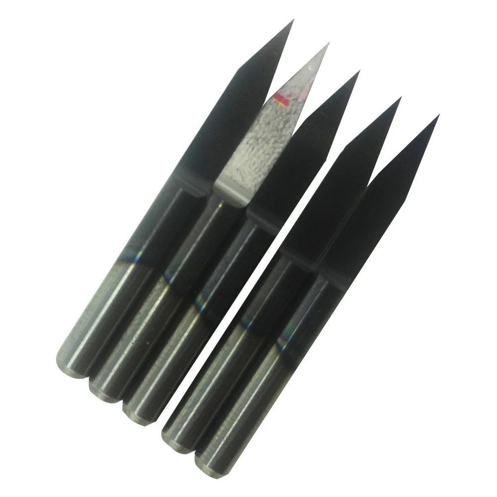 

5PCS TIN TiAIN Coated Carbide PCB Engraving CNC Bit Router Tool 30 Degree 0.1mm Machine Accessories