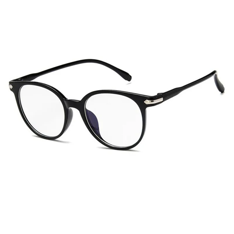 Buy Retro Fashion Eyeglasses Frames Shiny Black Full