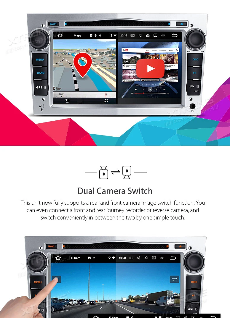 Clearance 7" Android 7.1 Nougat OS Car DVD for Opel/Vauxhall Vectra 2005-2008 & Corsa (D) 2006-2011 & Antara 2006-2011 & Meriva 2006-2008 6