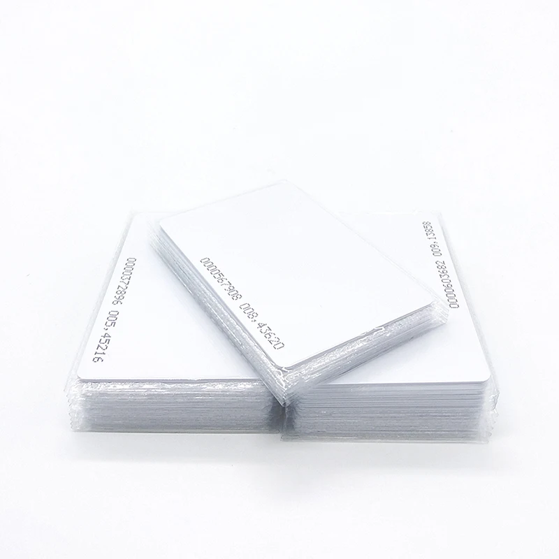100 шт./лот RFID 125 кГц карта EM4100 TK4100 приближения Смарт ID ПВХ для контроля доступа
