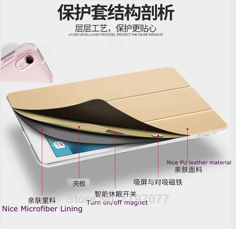 Умный кожаный чехол хорошего качества для apple iPad pro 12 9 защитный 2017 2018 2020 2015