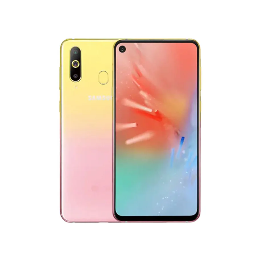 Мобильный телефон samsung Galaxy A8s SM-G8870 LTE, 6,4 дюймов, 6 ГБ ОЗУ, 128 Гб ПЗУ, четыре ядра, Snapdragon 710, четыре камеры, NFC, две sim-карты - Цвет: 6GB128GB Pink Yellow