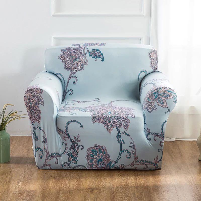 Polyester Sofa Cover Elastic Spandex Stretch Sofa Fabric Cover
