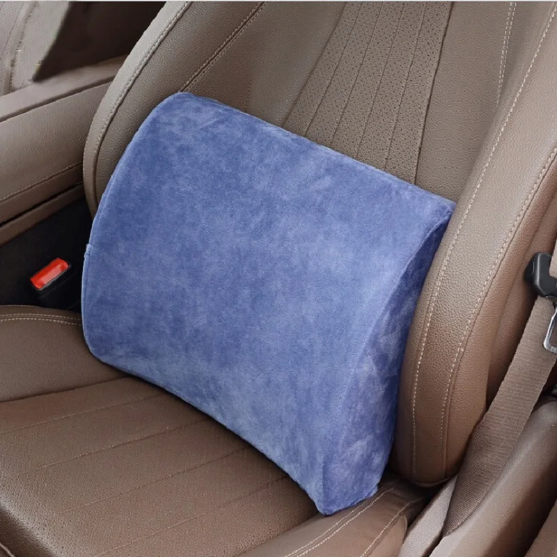 

Soft Memory Foam Lumbar Support Back Massager Waist Cushion Pillow For Chairs Car Seat Pillows Home Office Pain Relieve Cushion