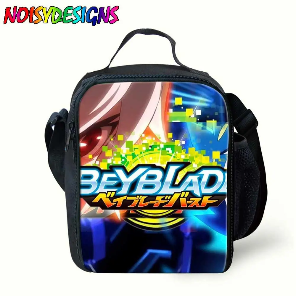 

Children Lunch Bag Beyblade Burst Portable Picnic Bag Women Thermal Cooler Insulated Bags Tote bags Snack Box School Supplies