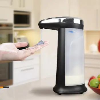 

400ml ABS Automatic Sensor Soap Dispenser Motion Activate Touchless Sanitizer Dispenser Smart Sensor For Kitchen Bathroom