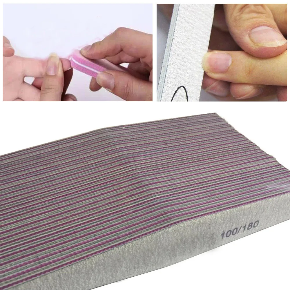 

5Pcs Nail File Sanding Buffer Block Pedicure Manicure Buffing Polish Beauty Tools Professional Nail Files пилочка для ногтей L58