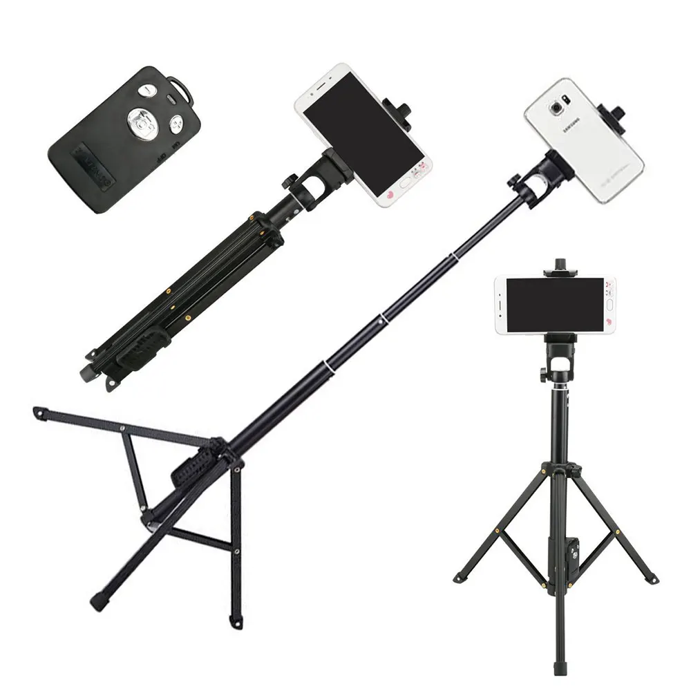 Portefeuille 3 in 1 Yunteng Selfie Stick Tripod Stand Mini Monopod Bluetooth For Iphone X 8 7 6 Xiaomi Redmi 5 Plus mi a1 Holder (2)