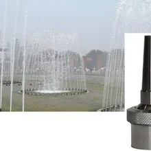 Насадка для фонтана из нержавеющей стали, насадка для прямого распыления воды, регулируемая насадка для фонтана, насадка для музыкального фонтана