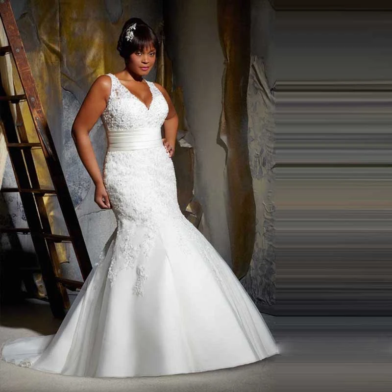 2015 Western Style Modern Custom Made Tulle Mermaid Plus Size Fat Brides Wedding Dresses Fast Delivery Good Quality Low Price Wedding Dress Designer Names Wedding Applewedding Dress Older Women Aliexpress