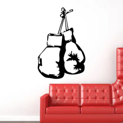 wall art vinyl decal sticker Boxing gloves personalised