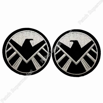 

S.H.I.E.L.D. (AVENGERS) Marvel SHIELD AGENT Movie TV Series Costume Cosplay Embroidered Emblem iron on patch Baseball Cap Badge
