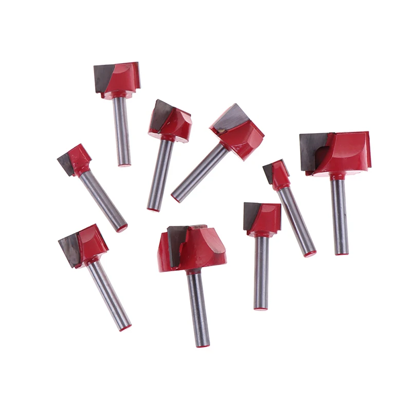 

6mm Shank Wood Cutter Engraving Knife Shank Router Bit Milling Cutters Wood Cutting For Mill Woodworking Tools 10mm-32mm