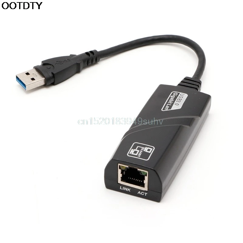 Компьютерные аксессуары USB 3,0 до 10/100/1000 гигабитный RJ45 Ethernet LAN сетевой адаптер 1000 Мбит/с для ПК# Новинка; Лидер продаж