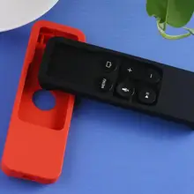 500 шт цветной силиконовый защитный чехол для Apple tv 4 Пульт дистанционного управления Водонепроницаемый пылезащитный чехол