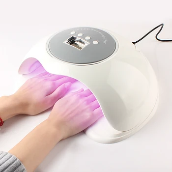 

2 Hand 72W Led Lamp Nail Dryer for Nails Art Curing All Gel Polish Highest Power Fast Drying UV LED Nails Dryers Nail Art Tools