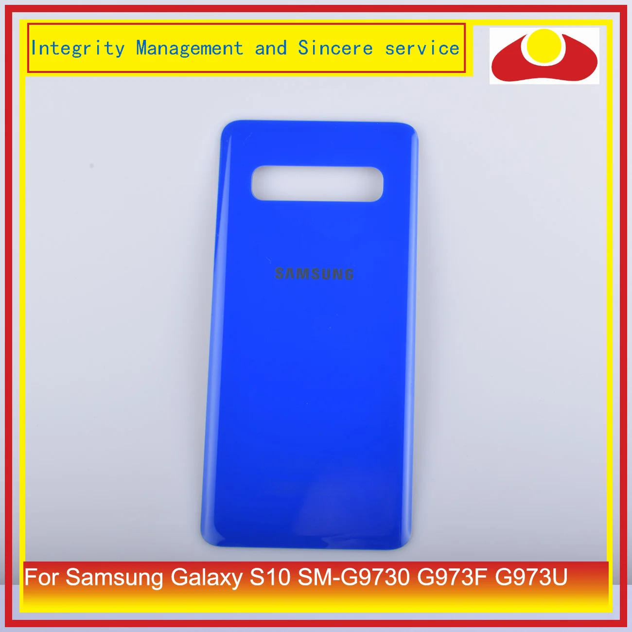 Для samsung Galaxy S10 G973F SM-G973F G973 корпус батарея Дверь Задняя стеклянная крышка чехол S10 Корпус Замена