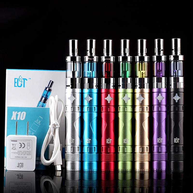 Electronic Cigarette ECT 40W E Cigarette Vaporizer Low Resistance Fog Mini Atomizer 2.5ml 1600mah E Cig Battery Starter Kit 0815