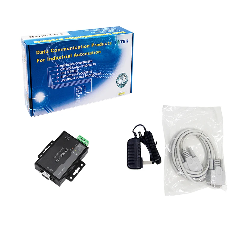 RS232 to RS485 active converter 232 to 485 converter with power DB9 to rs485 converter rs485 adapter