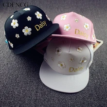 CDF Лето Snapback поп в стиле хип-хоп бейсболка с вышивкой цветок ромашка солнце шляпа для папы для Для женщин уличная Gorras