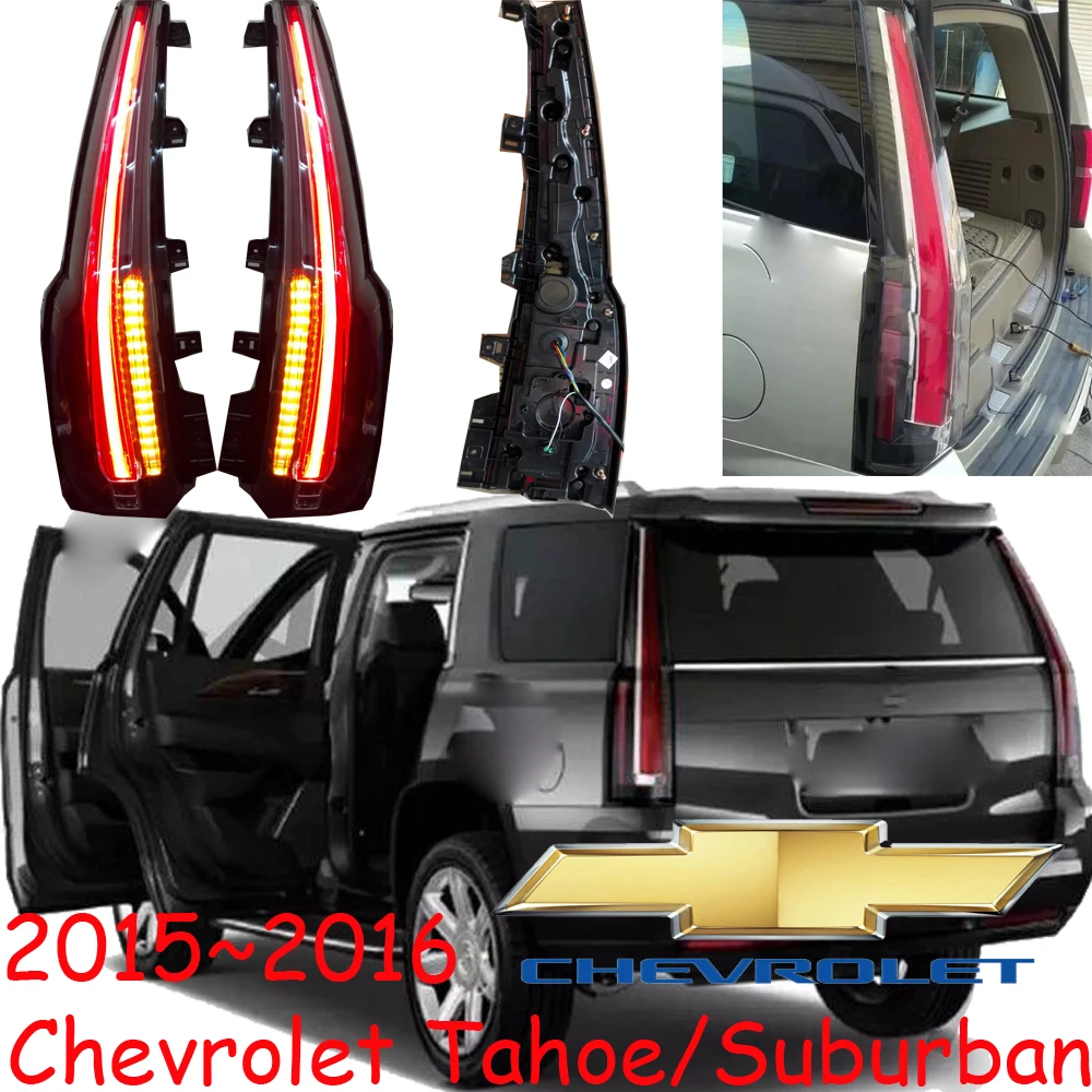 2pcs Led Tail Lights Fit For Chevy Chevrolet Suburban Tahoe Gmc Suburban Taillight 2017 Tahoe Free Ship Led Yukon