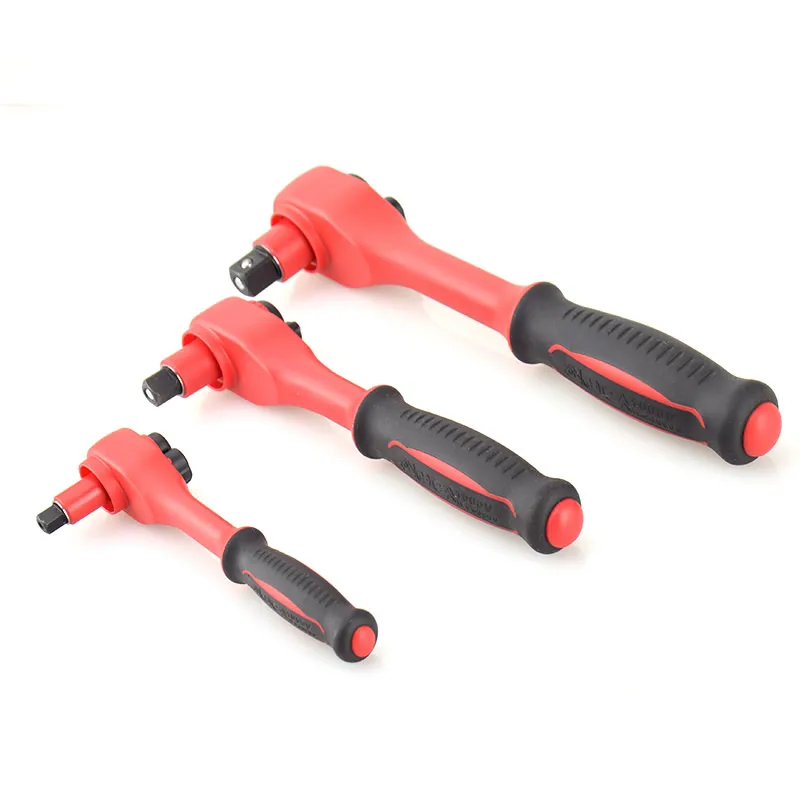 1000V high voltage insulator Insulated Ratchet wrench 1//4 3//8 1//2 IEC60900 VDE certification Insulation spanner insulating tools 1//4, BLACK
