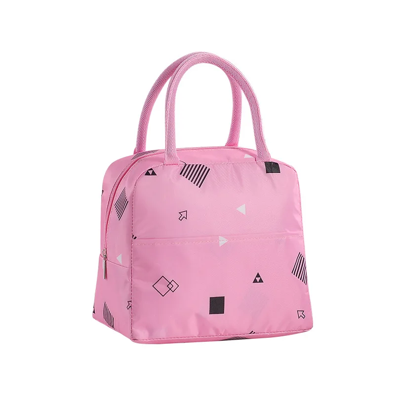 Food Fresh Keep Cooler Lunch Box Waterproof Picnic Travel Storage Icepack Thermal Insulated Fashion Lunch Bag for Women Girl Kid