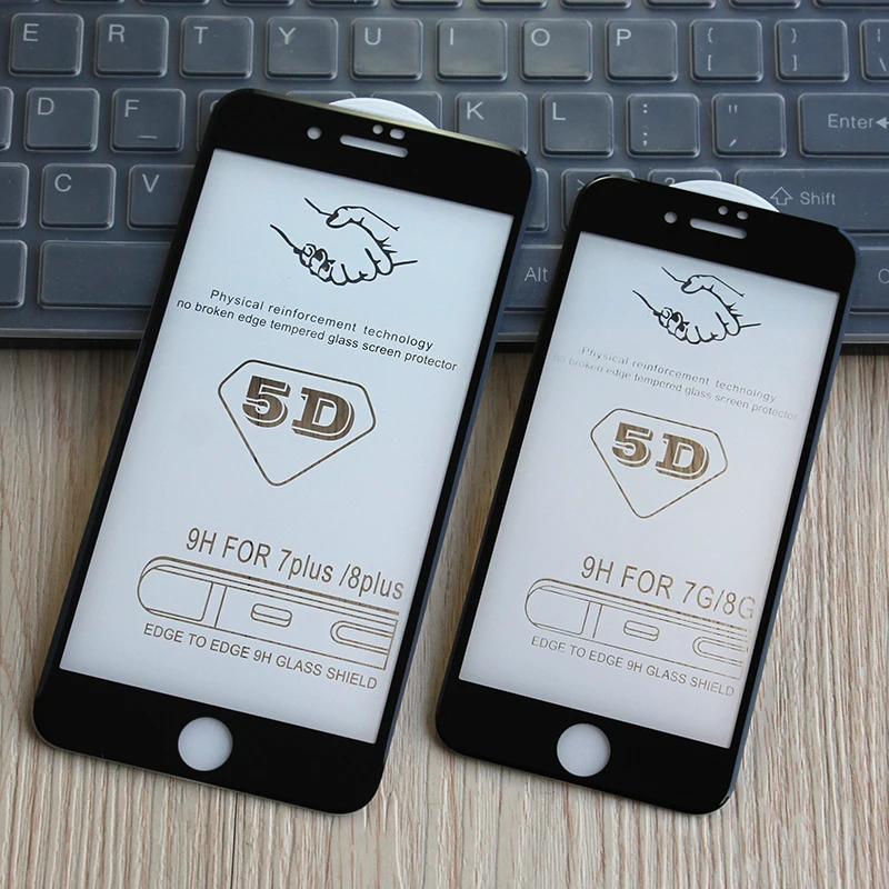 5D изогнутый экран протектор для iPhone6 6S 7 8 Plus X Edge полное покрытие пленка для iPhone 11 Pro XR XS Max Закаленное стекло пленка Новинка 5D