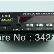 1 шт. 2*3 Вт с усилителем аудио декодирование SD карты усилитель MP3 декодер плата датчик