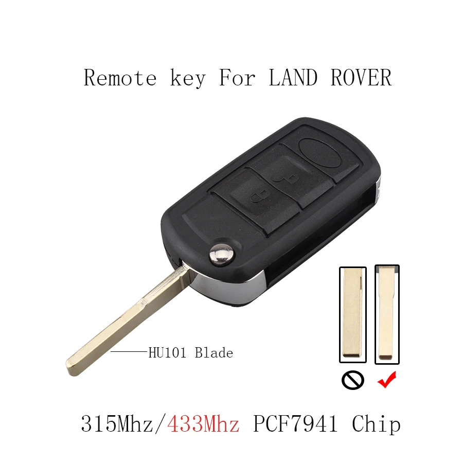 433/315mhz Remote Car key For Land Rover Range Rover L322 HSE Vogue ...