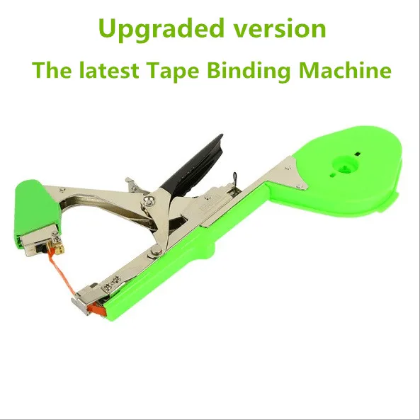 Freeshipping The latest Tape Binding Machine+Hand Tying Staples +Tapener  Flower Vegetable Garden Tools Plant Branch