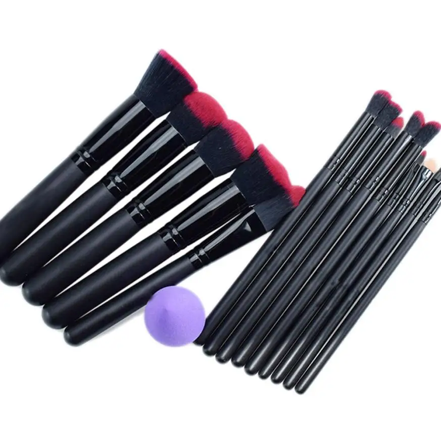 

Beauty Girl 14pcs Pro Powder Foundation Eyebrow Eyeliner Eyelash Lip Brush Makeup Brushes Cosmetic Tool Make Up Eye Brush Set