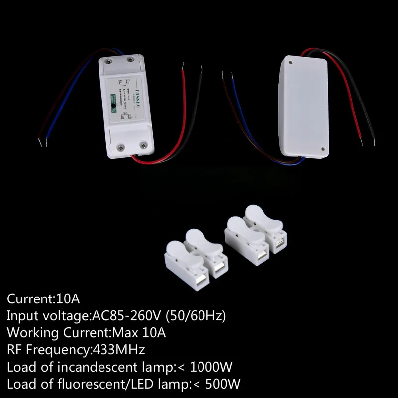 

220V 1Gang TUYA APP Wifi Light Switch Wireless Remote Domotica Smart Home Lamps Control Relay Module For Alexa