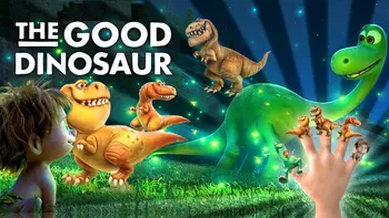 

Jurassic Cartoon Good Dinosaur Light baby shower backgrounds High quality Computer print party backdrop