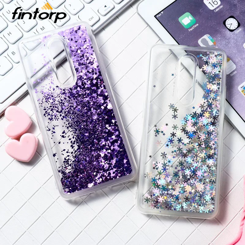 

Liquid Quicksand Case For OnePlus 7 6T 6 Cases Dynamic Bling Glitter Soft Silicone Cover On for One Plus 7 6T 6 Bumper Funda