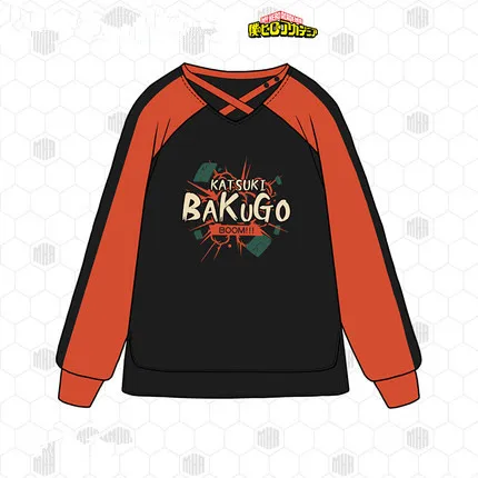 Boku no Hero Academy My Hero Academy; костюмы для косплея; Bakugou Katsuki; хлопковые толстовки; футболка; брюки; куртки; толстовки; костюм