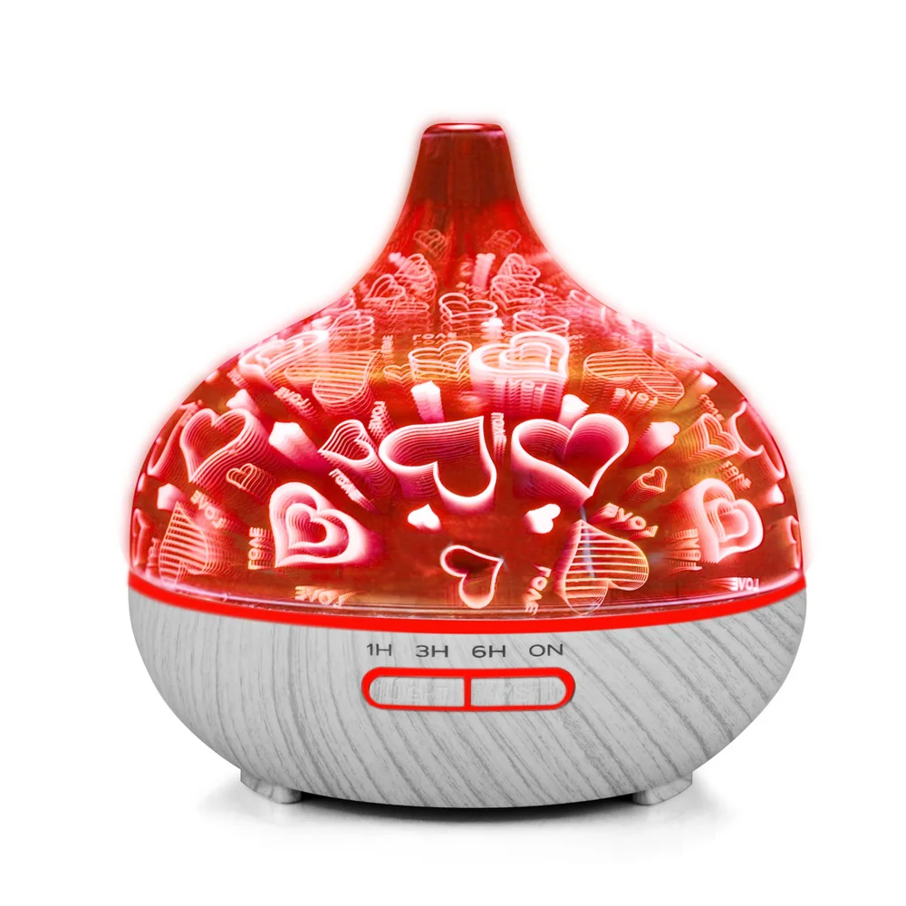 

UIM 400ml Mini Air Humidifier for Home Essential Oil Diffuser Humidificador Mist Maker 7Color LED Aroma Diffusor Aromatherapy