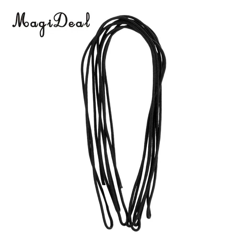 MagiDeal Outdoor Hunting Archery Compound Bow 1.5/3/5/10m D Loop Rope Bow String Release Aid Nock Hooting Camping Survival Acce