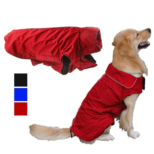 Buy Dog Coats and Jackets Waterproof Pet Dog Clothes with Stand Up Collar