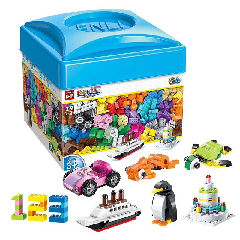 Обучающие Строительные блоки совместимы с моделями E2901 460P строительные наборы блоки игрушки хобби для детей - Цвет: with no box 460 pcs