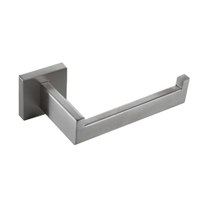 Modern polished 304 stainless steel bracket wall mounted toilet paper