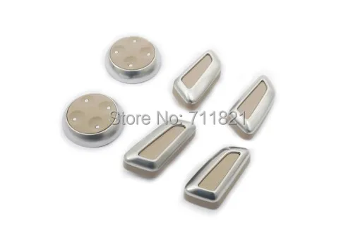 

Alu Brushed Tip Power Seat Control Switch Cover Beige For Audi A5
