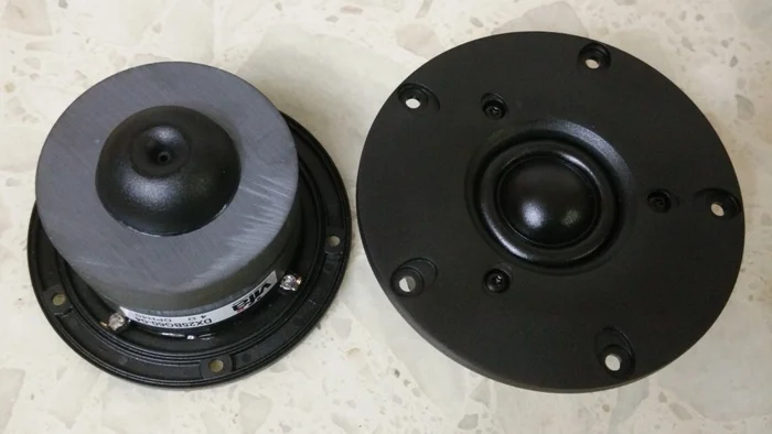  2PCS Original Vifa DX25BG60-04 4'' Dual Magnet High Power Silk Dome Tweeter 4ohm 80W Pair Price