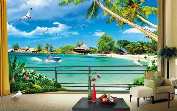 3d beach