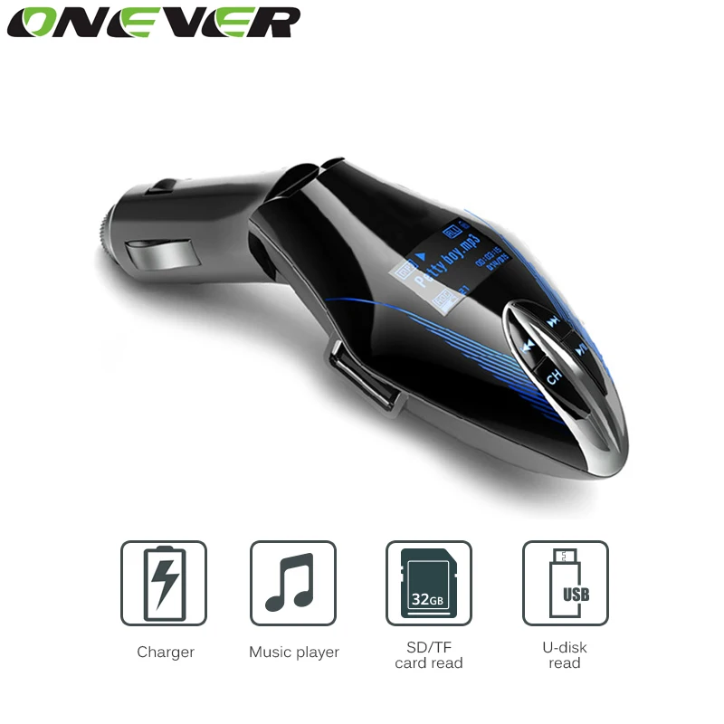 

Car Mp3 Player Wireless FM Transmitter 3 Colors LCD Screen Car Audio MP3 Player Music Player FM Modulator With Remote