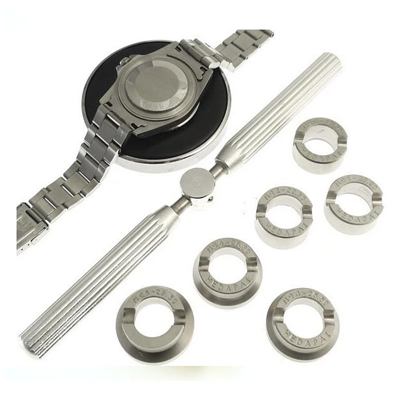 Abridor de Relógio de Aço sem Fio No.5537 18.5 Mm29.5 mm Ferramentas de Abertura Traseira de Relógio Abridor de Caixa para Relógio Rlx