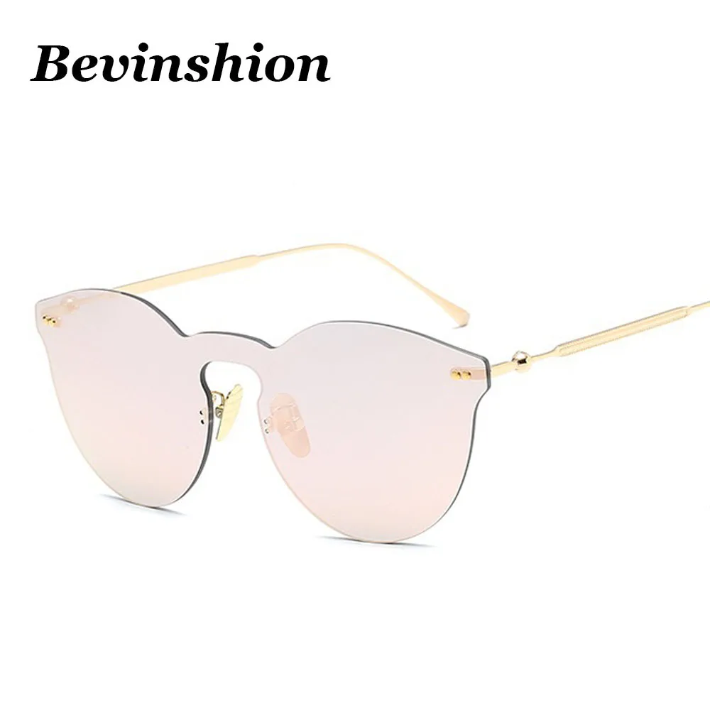 Round Sunglasses Women one Piece Rimless Eyeglasses Rivet Sunglasses Men Overize Metal Sun Glasses Brand Designer Oculos Mirrors sunglasses-over-glasses : image Round Sunglasses Women one Piece Rimless Eyeglasses Rivet Sunglasses Men Overize Metal Sun Glasses Brand Designer Oculos Mirrors sunglasses-over-glasses