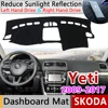 Pour Skoda Yeti 2009 2010 2011 2012 2013 2014 2015 2016 2017 tapis anti-dérapant tableau de bord couverture Pad parasol Dashmat couverture accessoires ► Photo 1/6