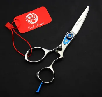 

TOPPEST 5.5 in. Diamante Hairdressing Scissors With Bag Japan 440C 62HRC Home Salon Dogs Cats Pet Cutting Shears Hair Scissors