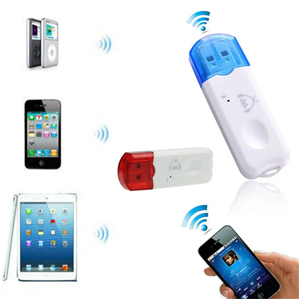 

Blutooth Stereo Music Wireless Sound Car USB Bluetooth Transmitter Audio Adapter Receiver For Headphone Transmission Transmite